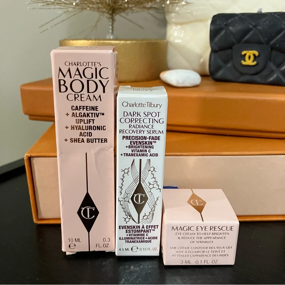 Charlotte Tilbury Magic Body Cream and Skincare Trio - Picture 2 of 3